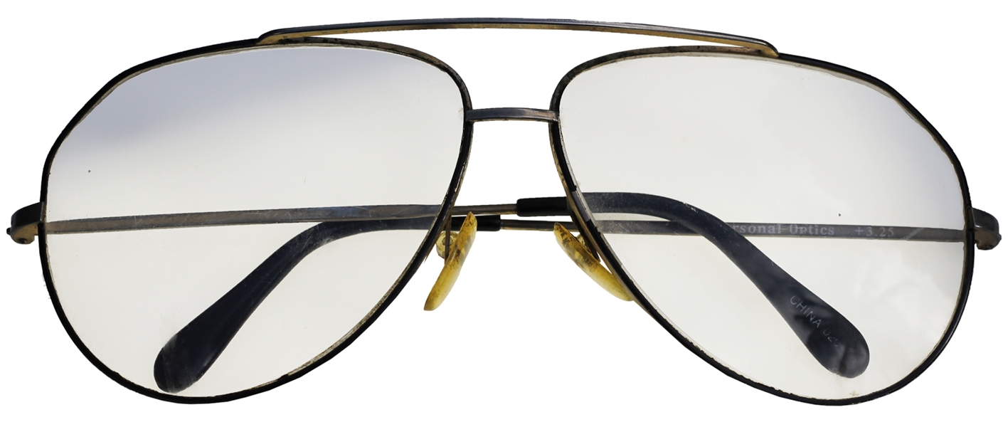 Bruce Lee Owned & Used Reading Glasses -- From the Estate of Lee's Protege Herb Jackson